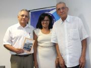 Neudimar com o vereador George Câmara e o cirurgião-dentista Givaldo Soares