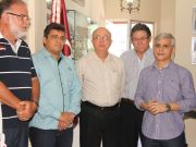Eduardo Sebra (Academia), Gláucios de Morais (CRO-RN), Airton Morilhas e Eduardo Marconi (CFO) e Eimar Lopes (Conselheoiro Federal)