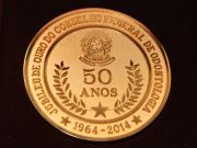 A medalha dos 50 anos do CFO foi entregue ao Museu de Odontologia Honra