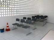 A sala de espera para marcar consultas terá TV de Led