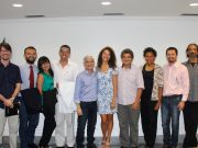 Grupo de teatro da UFRN com conselheiros do CRO-RN