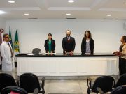 Cena do julgamento simulado de processo Ético