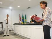 Cena do julgamento simulado de processo Ético