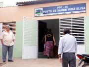 Fiscalização do CRO-RN chegando na UBS Irmã Elisa, em Coronel Ezequiel