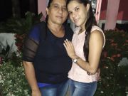 A TSB Josiane dos Santos e a mae Maria das Graças