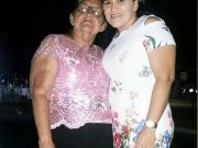 A TSB Marilucia Umbelino e a mãe Anália Maria