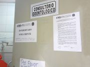 Fiscais do CRO-RN interditam eticamente o consultório dentário da UBS Centro de Campo Redondo