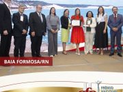 Baía Formosa recebe o Prêmio Nacional CFO de Saúde Bucal