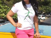 A apresentadora do Programa de TV Rolé, Sueli Toledo, participou da caminhada. A reportagem será apresentada em breve.