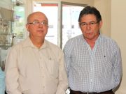 O presidente do CFO, Airton Morilhas, e o vice, Leonardo Marconi 