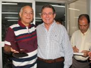 Doriélio e o vice-presidente do CFO, Leonardo Marconi, cirurgião-dentista da Paraíba.
