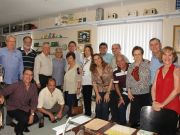Ex-presidentes do CRO-RN, acadêmicos e conselheiros federais durante visita ao Museu Dr. Solon de Miranda Galvão