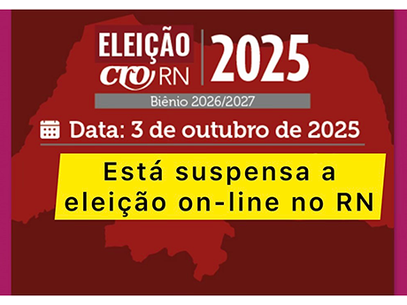 NOTA OFICIAL: ELEIÇÕES CROs 2025