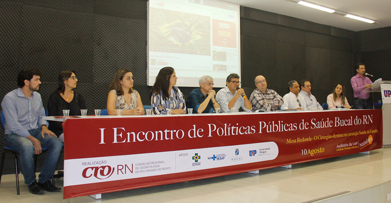CRO-RN promoveu mesa de discussões sobre Politicas Públicas de Saúde Bucal do RN