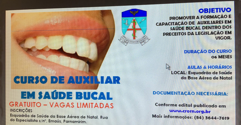 Aeronáutica oferece 30 vagas para curso de ASB gratuito em Parnamirim