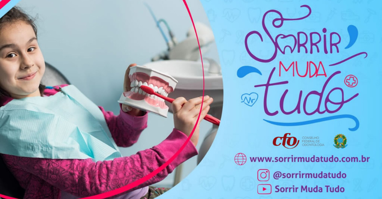 Sistema Conselhos fortalece a campanha “Sorrir Muda Tudo” com foco na prevenção de doenças bucais