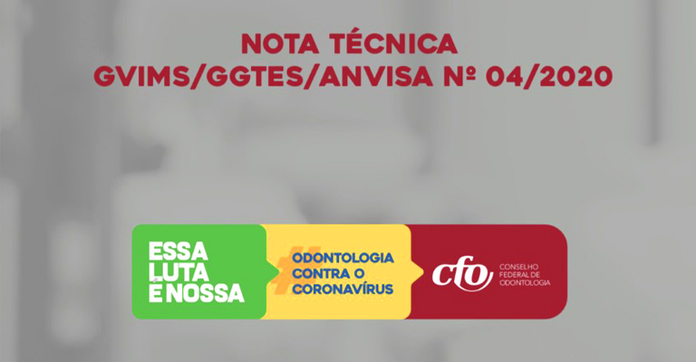 Novas recomendações da Anvisa para enfrentar o Covid-19 na odontologia tem a colaboração do CFO