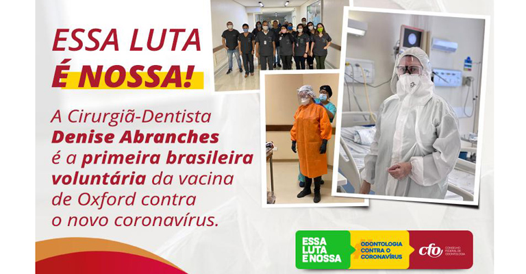 CD de São Paulo é a primeira brasileira voluntária da vacina de Oxford contra o novo coronavírus