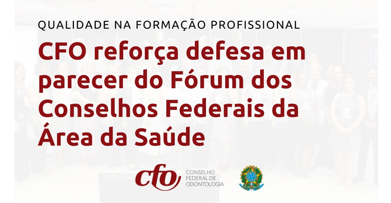 CFO reforça defesa dos conselhos de saúde na luta pela qualidade na formação profissional
