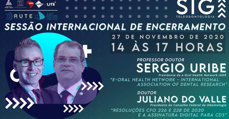 Presidente do CFO participa da Webinar SIG Teleodontologia 2020