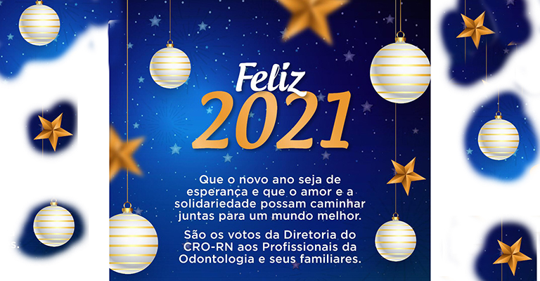 CRO-RN deseja a todos um Feliz 2021