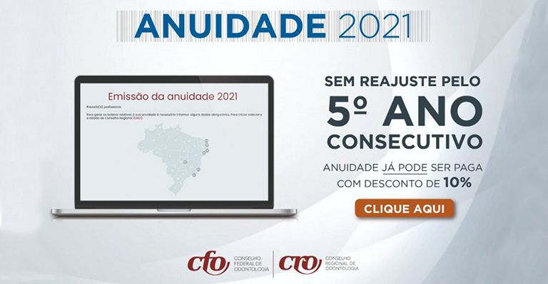 Anuidade 2021: sem reajuste pelo 5º ano consecutivo, já pode ser paga com desconto de 10%