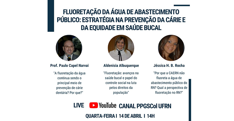 Simpósio: Fluoretação da água de abastecimento público: estratégia na prevenção da cárie e da equidade em saúde bucal