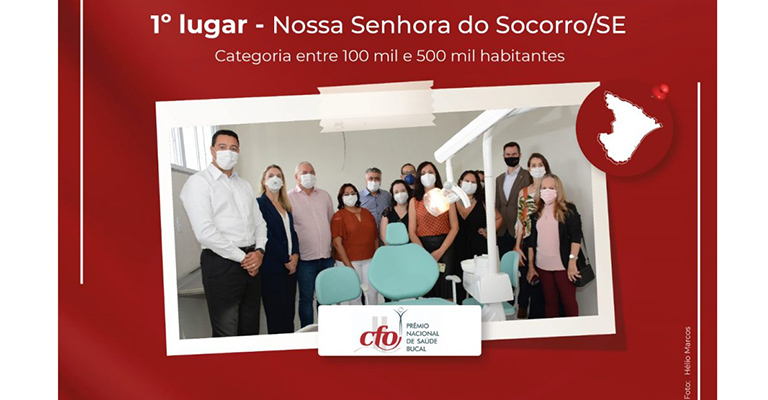 Prêmio Nacional CFO de Saúde Bucal: CFO entrega cadeira odontológica em Nossa Senhora do Socorro/SE