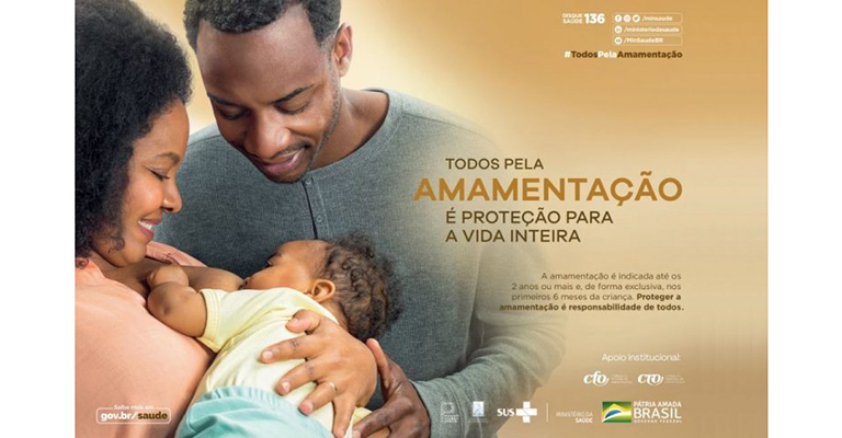 Agosto Dourado: relevância da atuação dos profissionais de saúde na proteção ao aleitamento materno