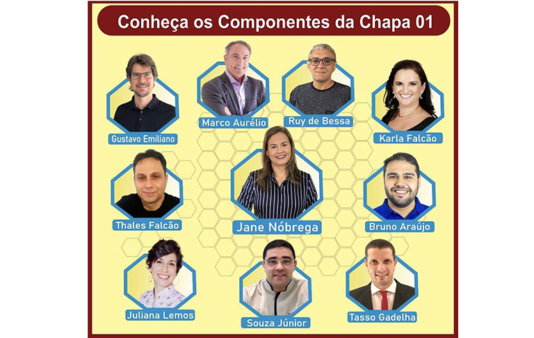 Conheça os componentes e as propostas da Chapa 01 