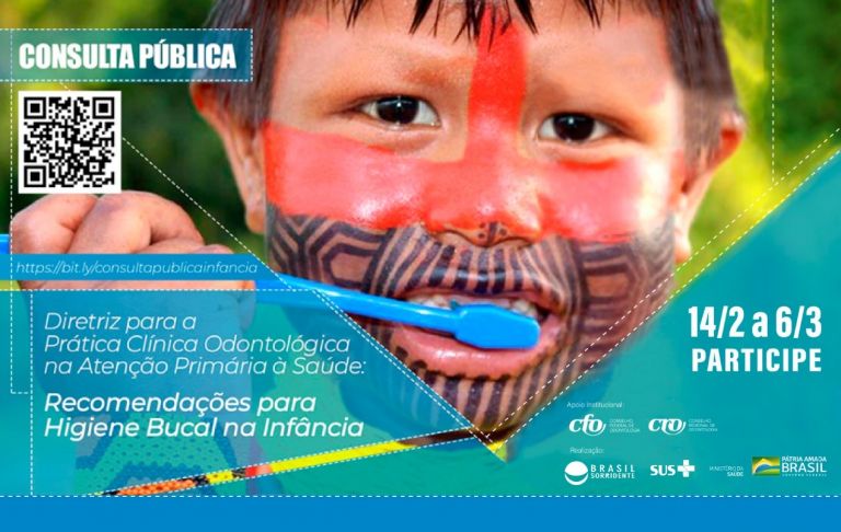 Ministério da Saúde abre consulta pública sobre diretriz de higiene bucal na infância