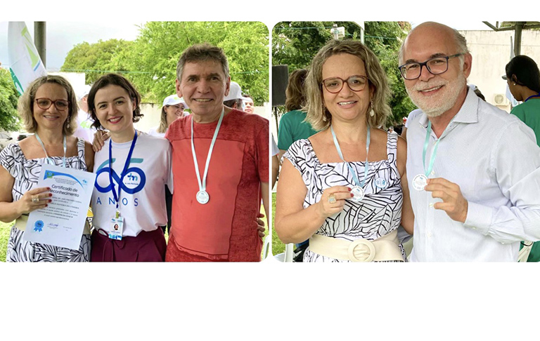 Dentistas recebem medalhas e certificados de reconhecimento pelos bons serviços prestados ao Hospital Geral Dr. João Machado