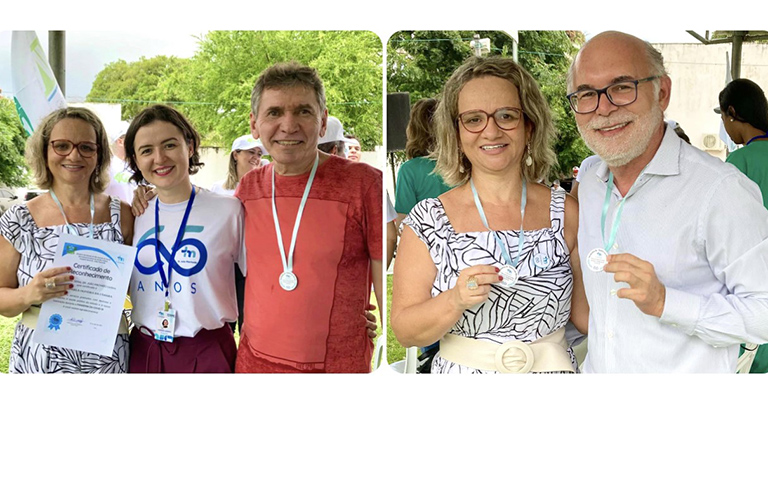 Dentistas recebem medalhas e certificados de reconhecimento pelos bons serviços prestados ao Hospital Geral Dr. João Machado 