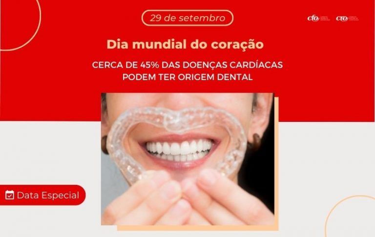 Dia Mundial do Coração: cerca de 45% das doenças cardíacas podem ter origem dental