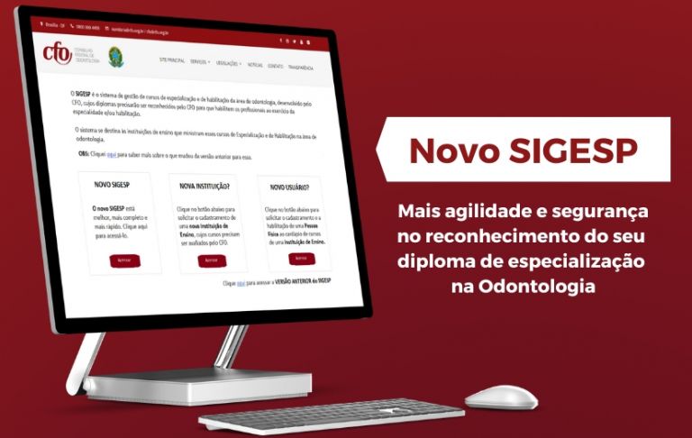 SIGESP CFO: mais intuitivo e funcional para a gestão das especializações em Odontologia