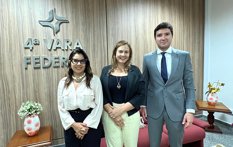Presidente do CRO-RN faz visita institucional a 4ª. Vara da Justiça Federal do RN