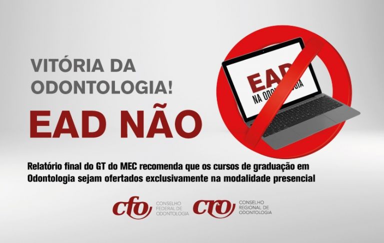 VITÓRIA DA ODONTOLOGIA: Relatório final do GT EaD do MEC recomenda que os cursos de graduação em Odontologia sejam ofertados EXCLUSIVAMENTE na modalidade presencial