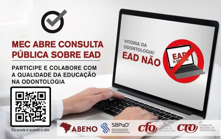 MEC abre Consulta pública sobre EaD – Participe e colabore com a qualidade da Educação na Odontologia