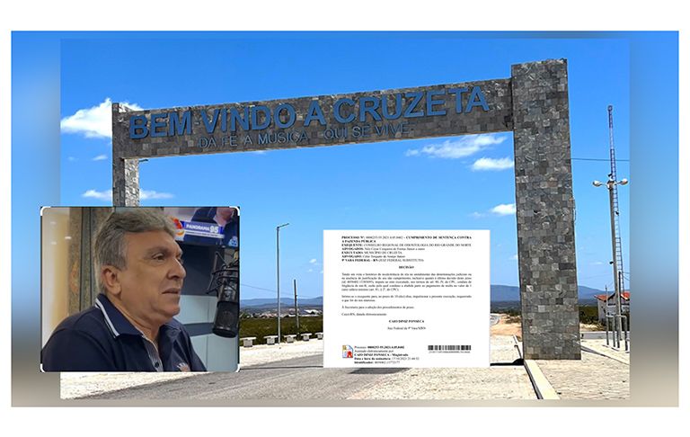 Juiz Federal aplica mais uma multa ao prefeito de Cruzeta por descumprimento da sentença da lei do piso salarial 