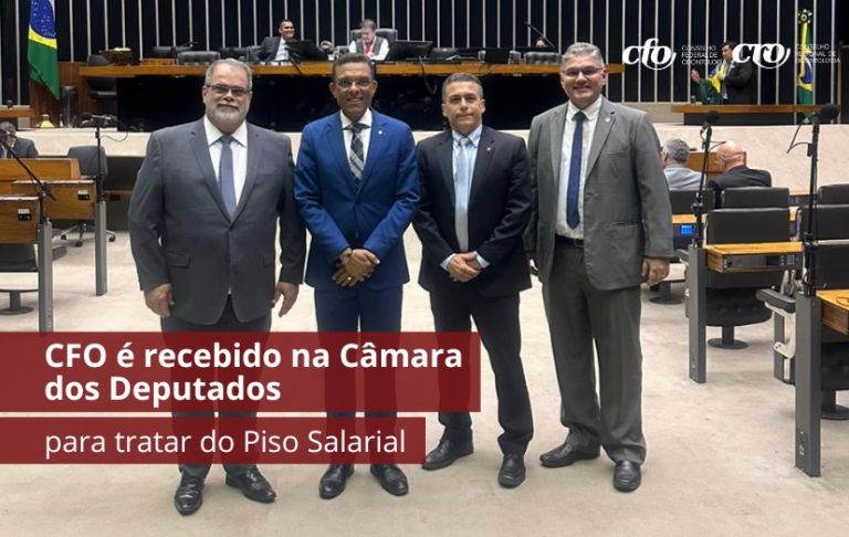 CFO é recebido na Câmara dos Deputados para tratar do Piso Salarial