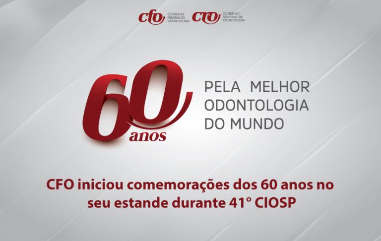 CFO iniciou comemorações dos 60 anos no seu estande durante 41° CIOSP