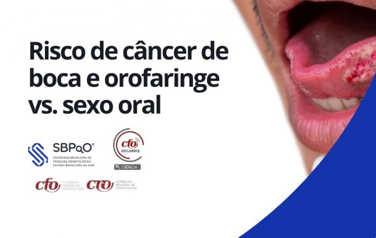 Risco de câncer de boca e orofaringe vs. sexo oral