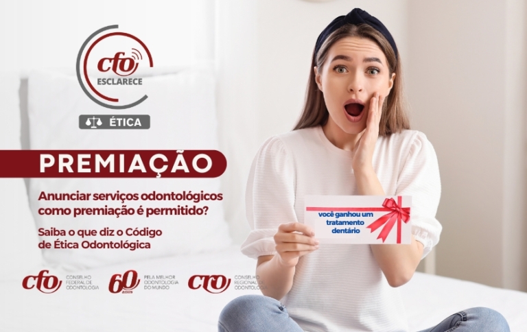 Premiação e sorteios não são permitidos pelo Código de Ética Odontológica