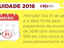   Anuidade 2018 - 