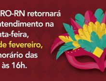 Não haverá expediente no CRO-RN no período do Carnaval