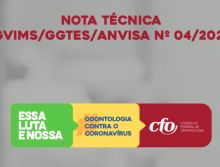 Novas recomendações da Anvisa para enfrentar o Covid-19 na odontologia tem a colaboração do CFO
