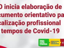 CFO inicia elaboração de documento orientativo para fiscalização profissional em tempos de Covid-19