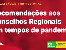 Recomendações do CFO aos Conselhos Regionais para fiscalização profissional em tempos de pandemia