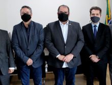 Presidente do CFO recebe nova Diretoria do Colégio Brasileiro de Cirurgia e Traumatologia Bucomaxilofacial