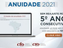 Anuidade 2021: sem reajuste pelo 5º ano consecutivo, já pode ser paga com desconto de 10%